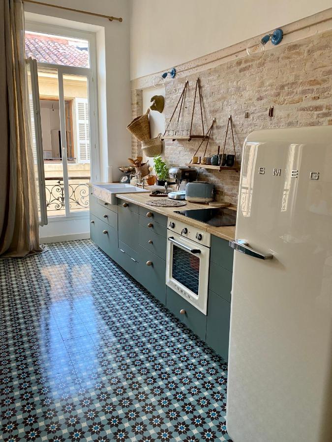 Appartement Haussmannien Rue Pietonne Opera マルセイユ エクステリア 写真